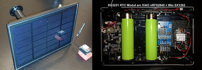 nRF52840 SX1262 mit RTC DS3231 klein